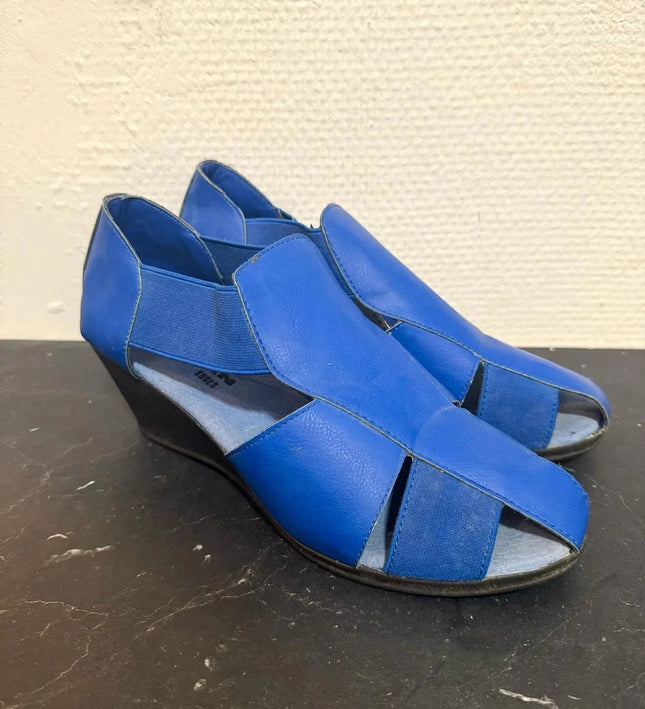 Vintage 80s Huran Wedge Shoes - Yatva