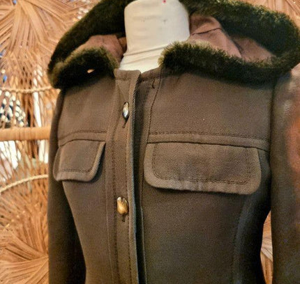 Vintage 80's International Charm Coat with Hood - Yatva