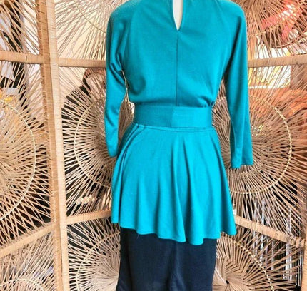 Vintage 80´s J.B Xpress peplum Dress - Yatva