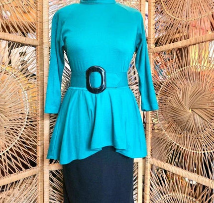 Vintage 80´s J.B Xpress peplum Dress - Yatva