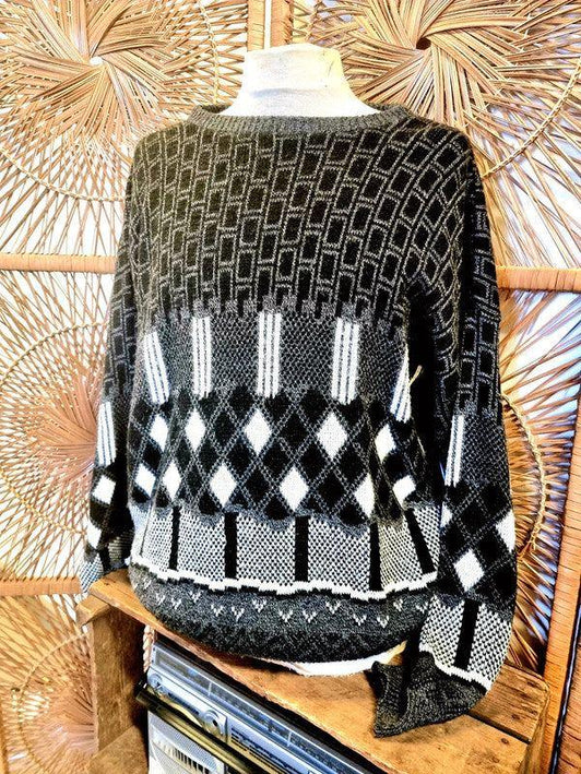 Vintage 80's Knitwear Jumper Sweater - Yatva