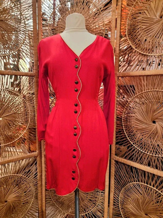 Vintage 80's La Belle Dress - Yatva