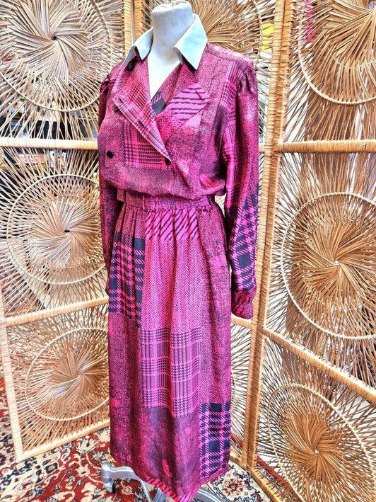 Vintage 80's La Mode Smarti Style Dress - Yatva