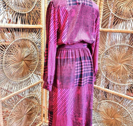 Vintage 80's La Mode Smarti Style Dress - Yatva