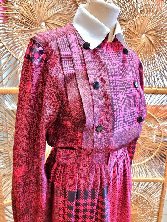 Vintage 80's La Mode Smarti Style Dress - Yatva