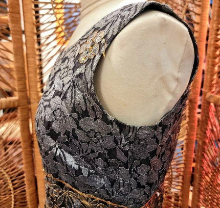 Vintage 80's Lace Crop Top - Yatva