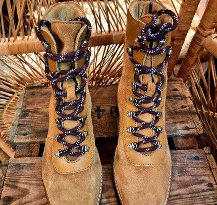 Vintage 80's Lace Up Boots - Yatva