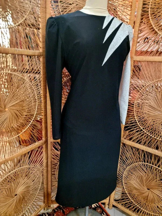 Vintage 80's Lady Beautiful Dress - Yatva