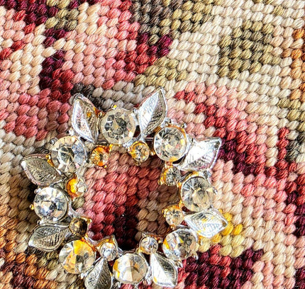 Vintage 80's Leaf Brooch - Yatva