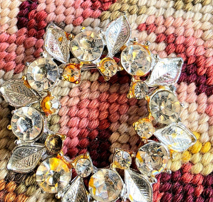 Vintage 80's Leaf Brooch - Yatva