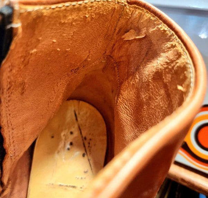 Vintage 80's Leather Ankle Boots - Yatva