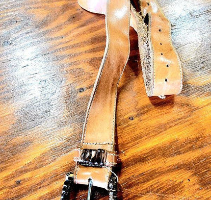 Vintage 80's Leather Belt - Yatva
