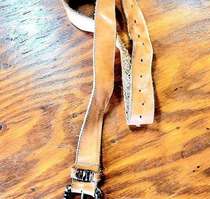 Vintage 80's Leather Belt - Yatva