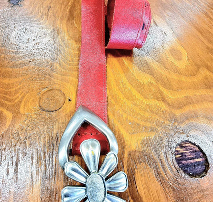Vintage 80s Leather Belt - Yatva