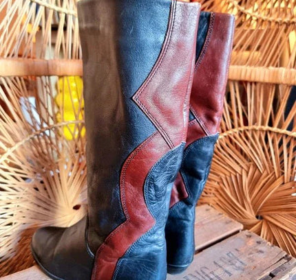 Vintage 80’s Leather Boots - Yatva