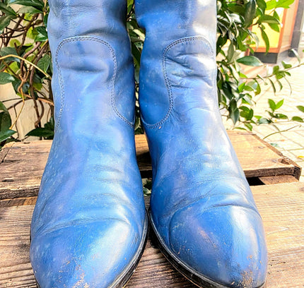 Vintage 80's Leather Boots - Yatva