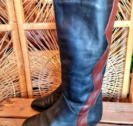 Vintage 80’s Leather Boots - Yatva