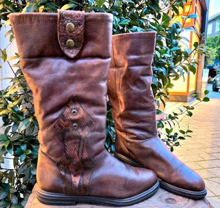 Vintage 80´s Leather Boots - Yatva