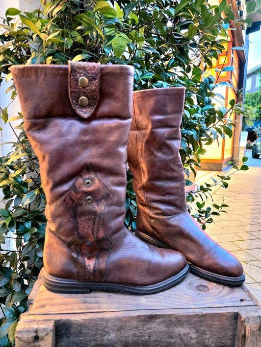Vintage 80´s Leather Boots - Yatva