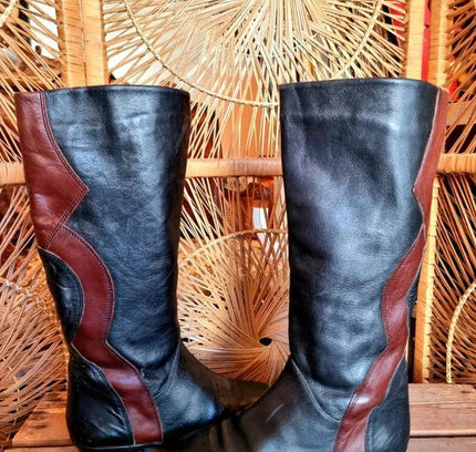 Vintage 80’s Leather Boots - Yatva