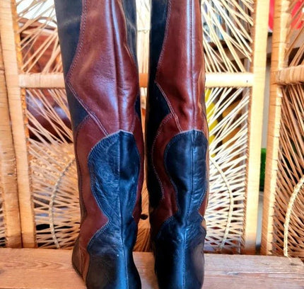 Vintage 80’s Leather Boots - Yatva
