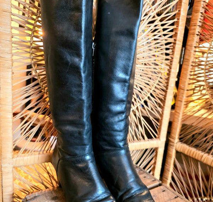 Vintage 80's Leather Boots - Yatva