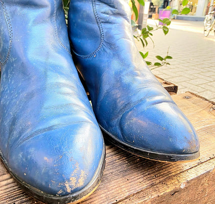 Vintage 80's Leather Boots - Yatva