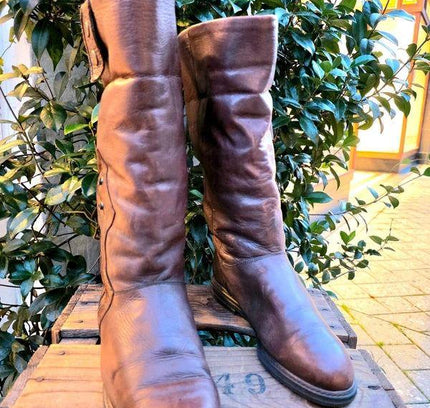 Vintage 80´s Leather Boots - Yatva