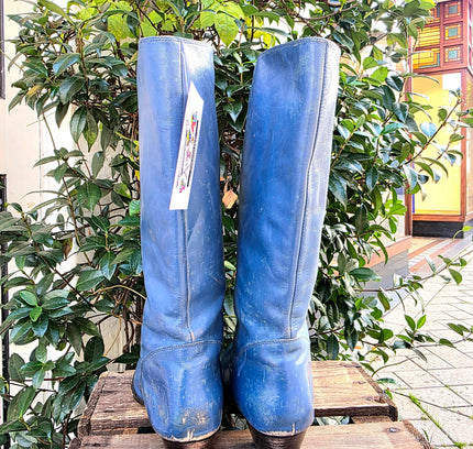 Vintage 80's Leather Boots - Yatva