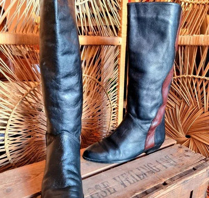 Vintage 80’s Leather Boots - Yatva