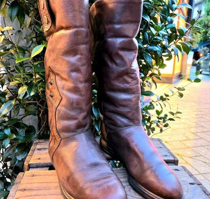 Vintage 80´s Leather Boots - Yatva
