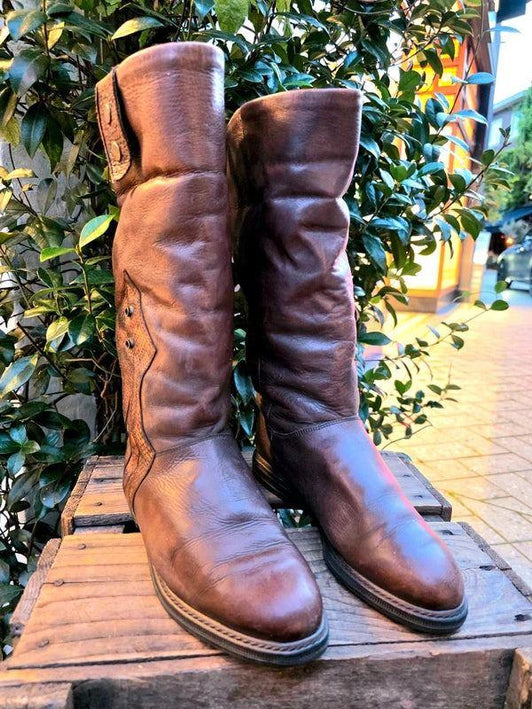 Vintage 80´s Leather Boots - Yatva