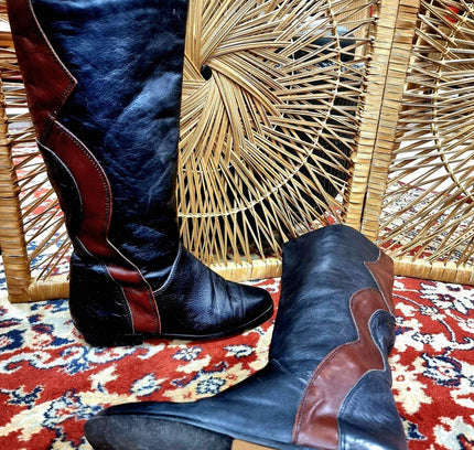 Vintage 80’s Leather Boots - Yatva