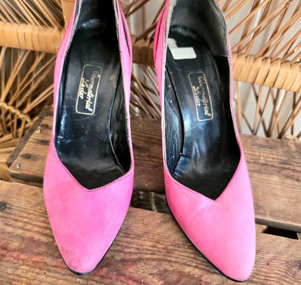 Vintage 80s Leather High Heels - Yatva