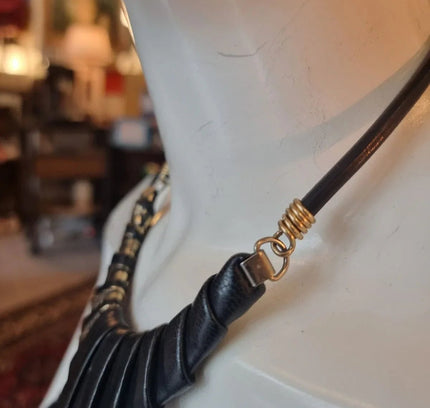 Vintage 80´s Leather Necklace - Yatva