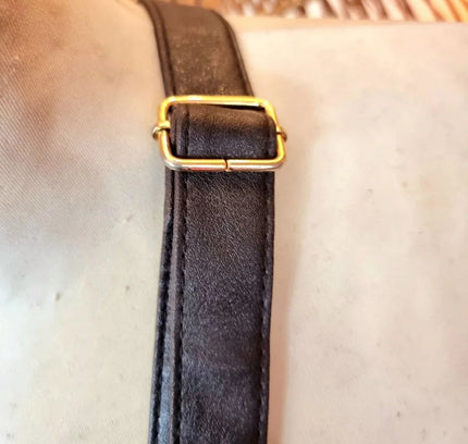 Vintage 80's Leather Patchwork Shoulder bag - Yatva