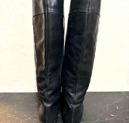 Vintage 80s Leather Pull up boots - Yatva