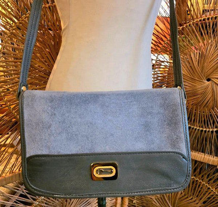 Vintage 80s Leather Shoulder Bag - Yatva