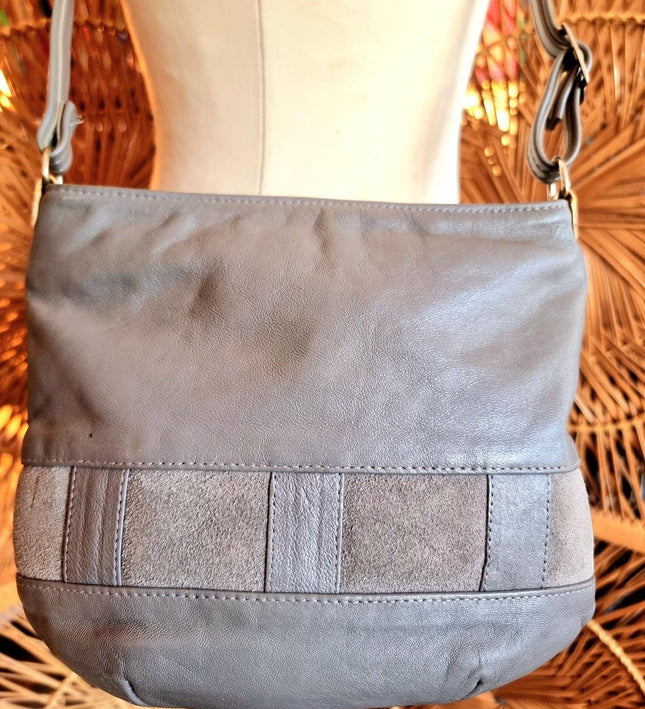Vintage 80's Leather Shoulder Bag - Yatva