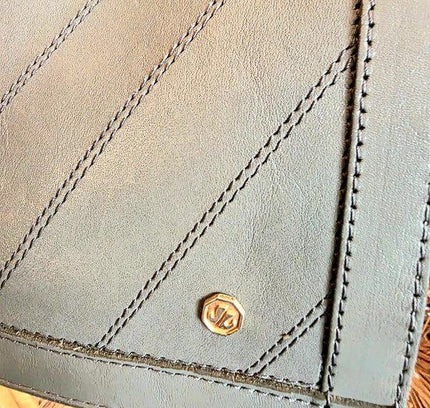 Vintage 80's Leather Shoulder Bag - Yatva