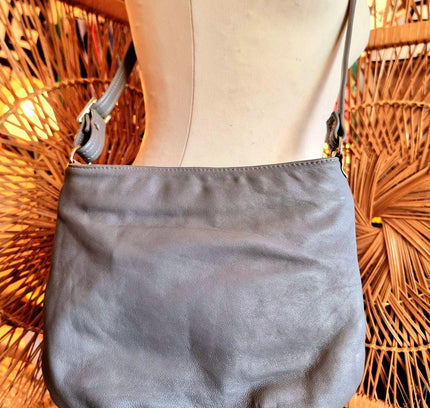 Vintage 80's Leather Shoulder Bag - Yatva