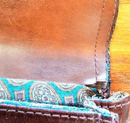 Vintage 80's Leather Shoulder Bag - Yatva