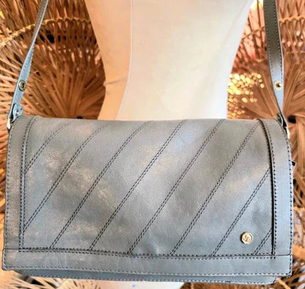 Vintage 80's Leather Shoulder Bag - Yatva