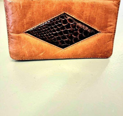 Vintage 80's Leather Shoulder Bag - Yatva