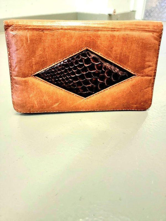 Vintage 80's Leather Shoulder Bag - Yatva