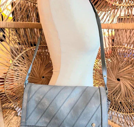 Vintage 80's Leather Shoulder Bag - Yatva