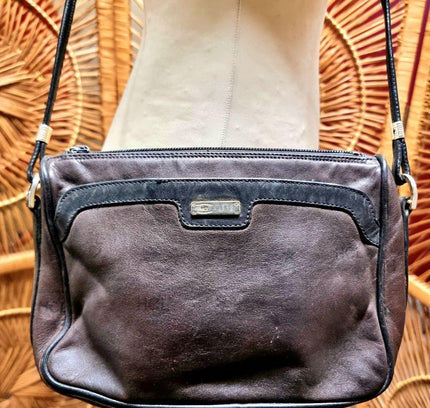 Vintage 80's Leather Shoulder bag - Yatva