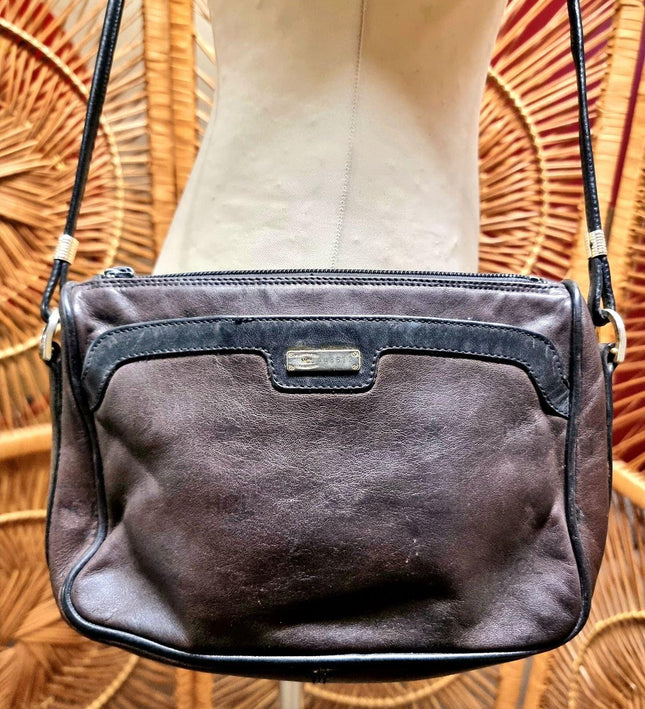 Vintage 80's Leather Shoulder bag - Yatva