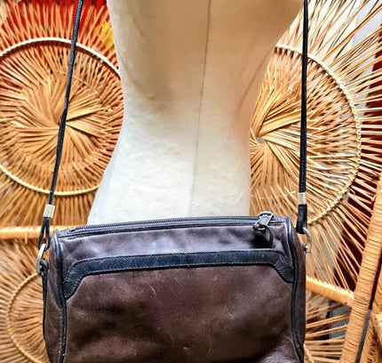 Vintage 80's Leather Shoulder bag - Yatva