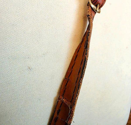Vintage 80's Leather Shoulder Bag - Yatva